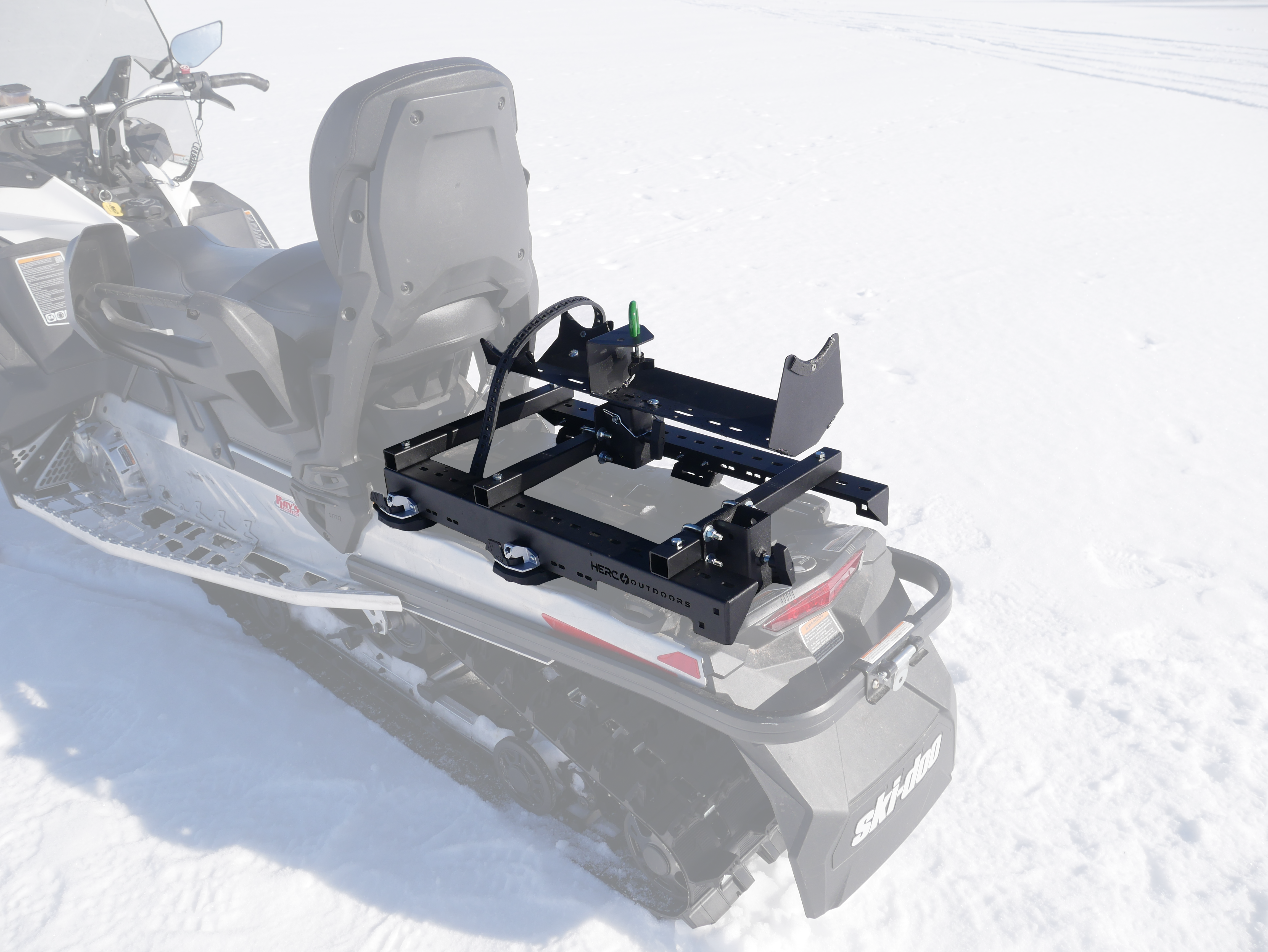 arctic cat snowmobile ice fishing accessories Rack for Snowboards, Skis, Gas, Auger 2.7 pounds Material What sleds are best for