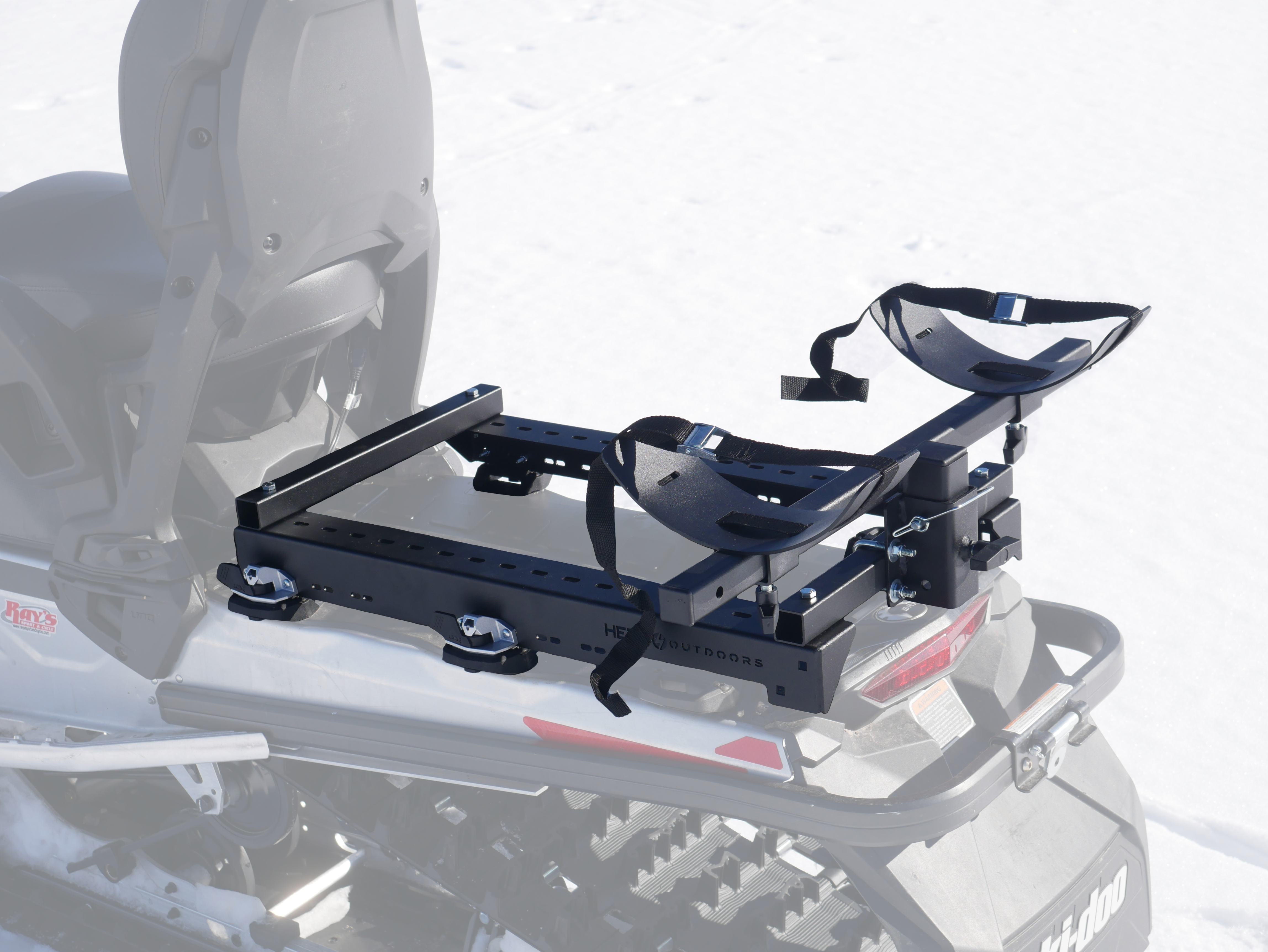 Snowmobile Tent Rack System