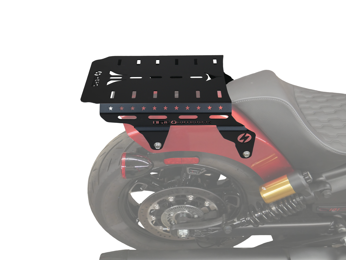 Indian Scout Rear Rack Motorcycle Racks & Carriers Made in USA | Herc Outdoors – tagged