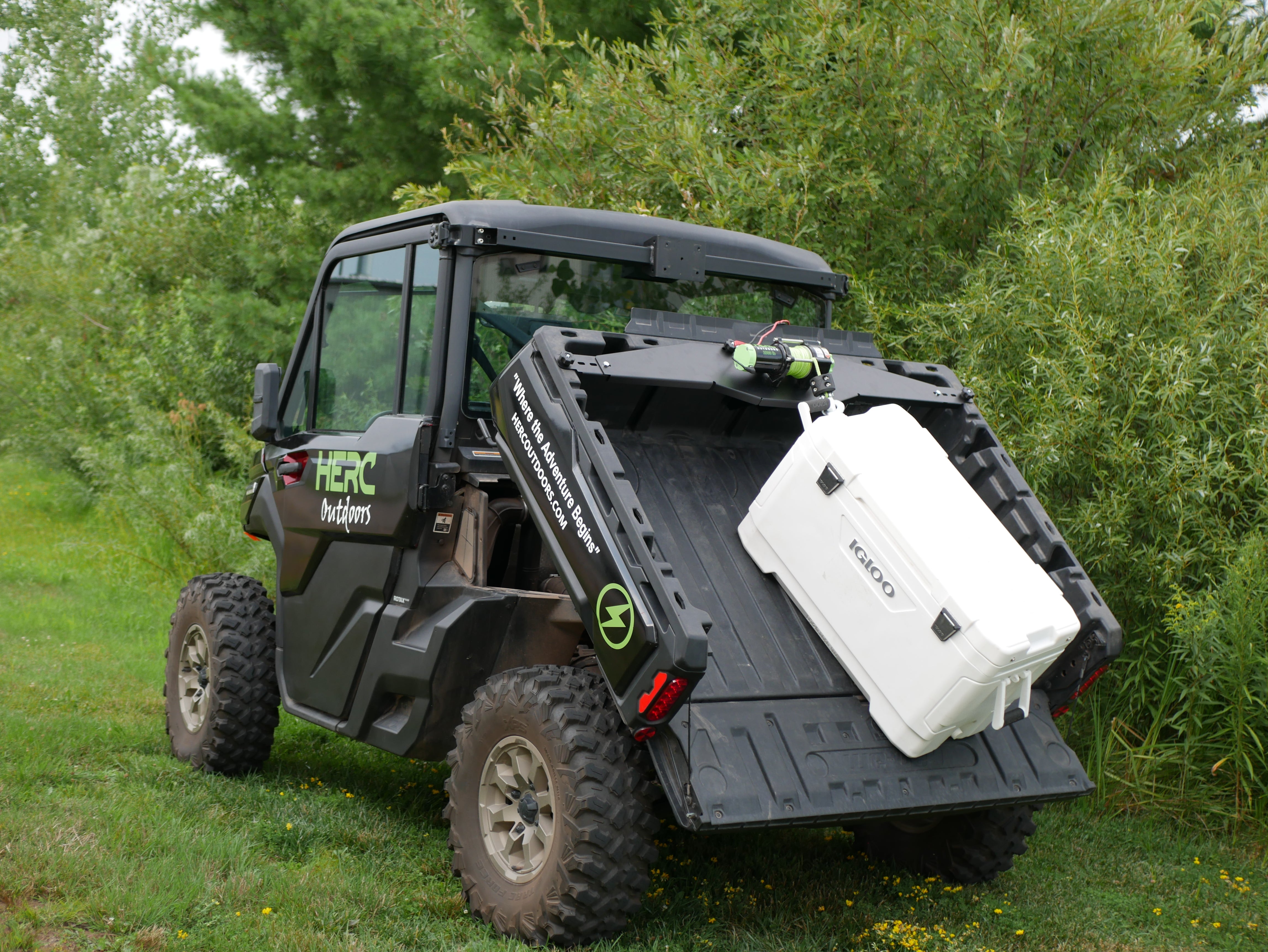 UTV Bed Winch Mount