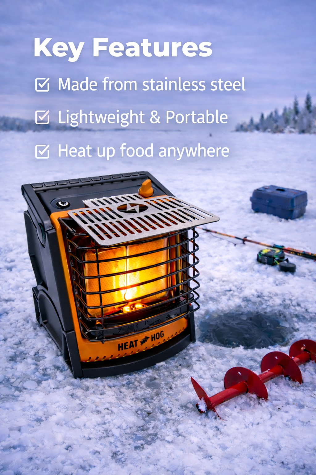 Herc Outdoors Heat Hog Heater Cooker Plate