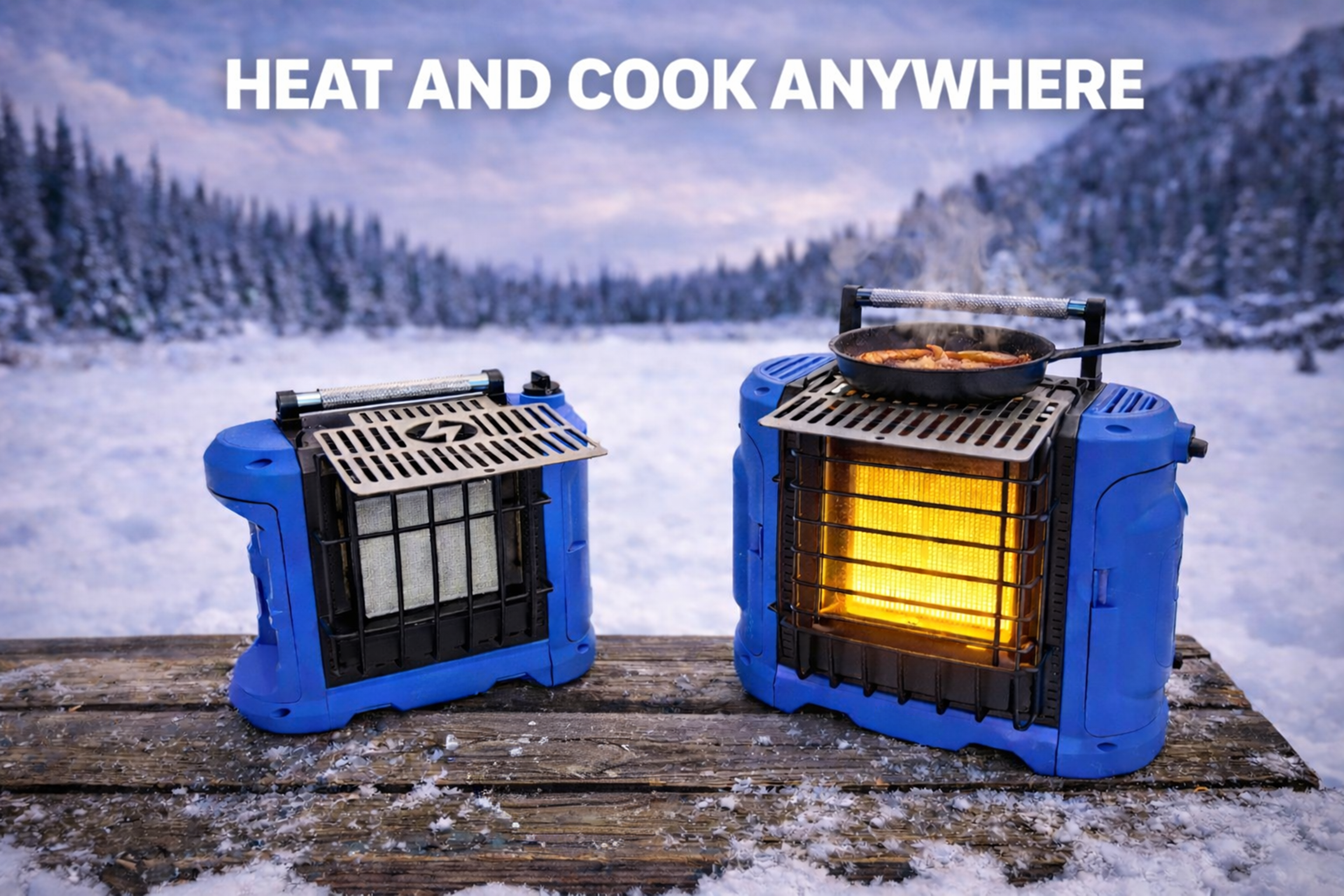 Herc Outdoors Clam Heater Cooker Plate