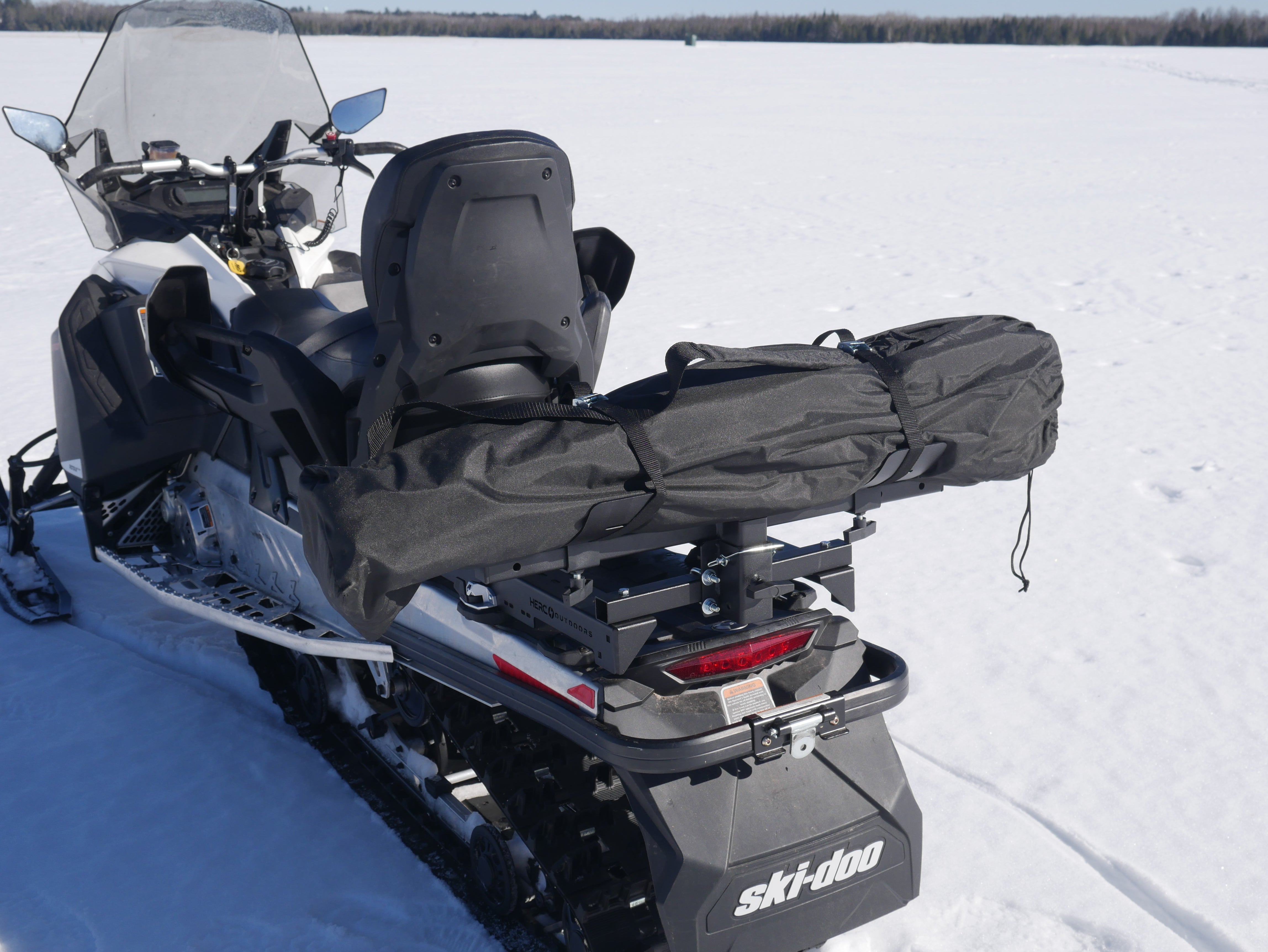 Snowmobile Tent Rack System
