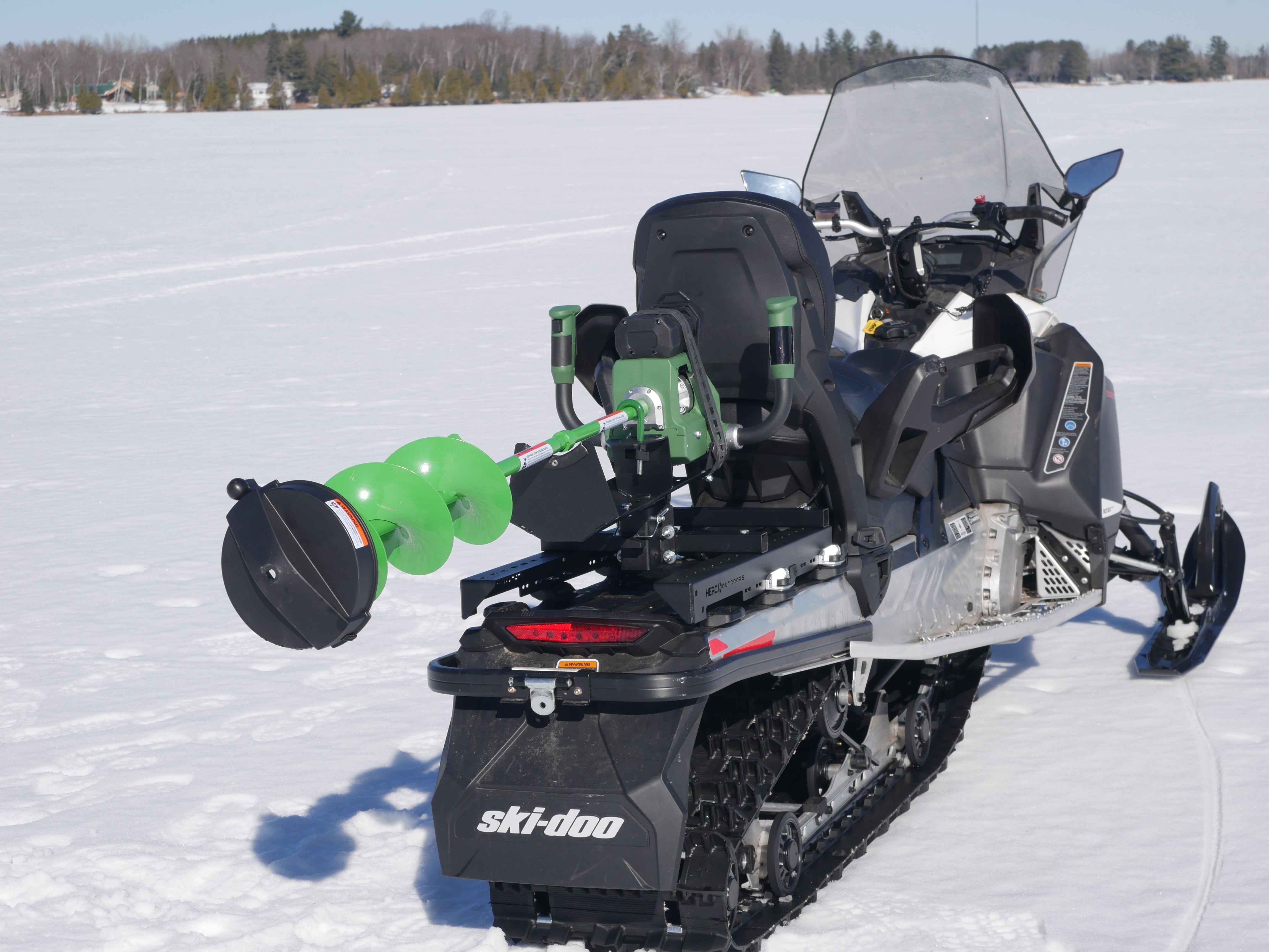 Snowmobile Ice Auger System